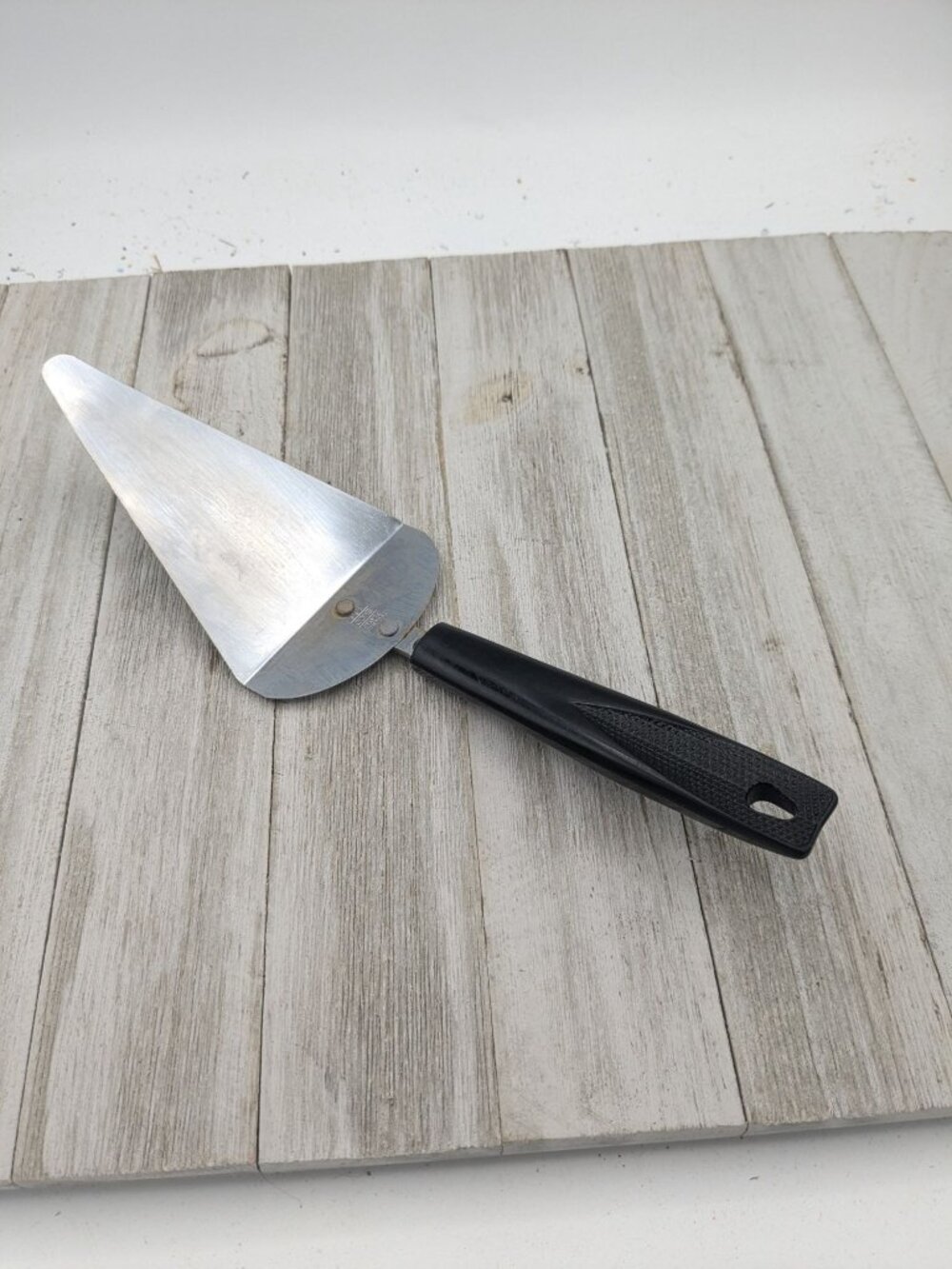 Vintage Ekco #1 Chromium Cake Pie Spatula Server 10" Black Handle